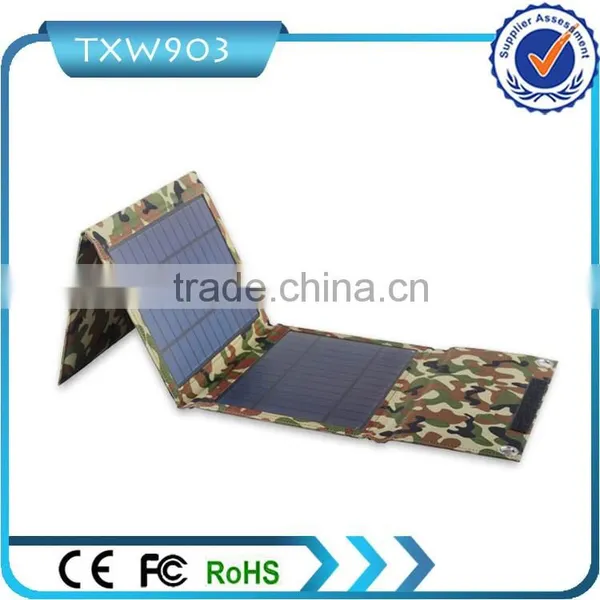 2016 Foldable Sunpower 15W Solar Panel Charger Solar Charger Bag