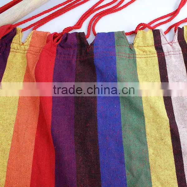 Hammock Hanging Rope Chair Air Outdoor Swing Yard Patio Tree Cotton Solid Wood photo-5