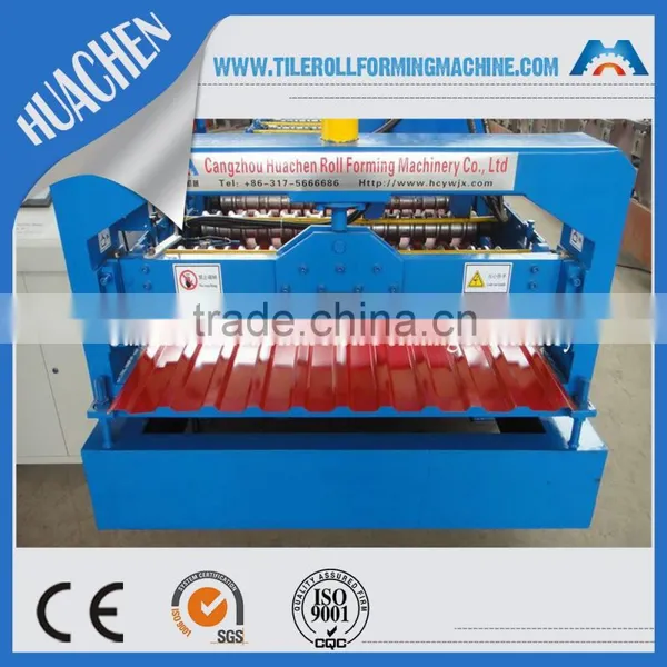 T12 Trapezoidal Metal Roof Tile Roll Former and Cutter photo-3