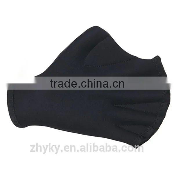 Hot Sell Diving Equipment Swimming Paddle Gloves Hand Webbed Aqua Fit Swim Training Gloves photo-2