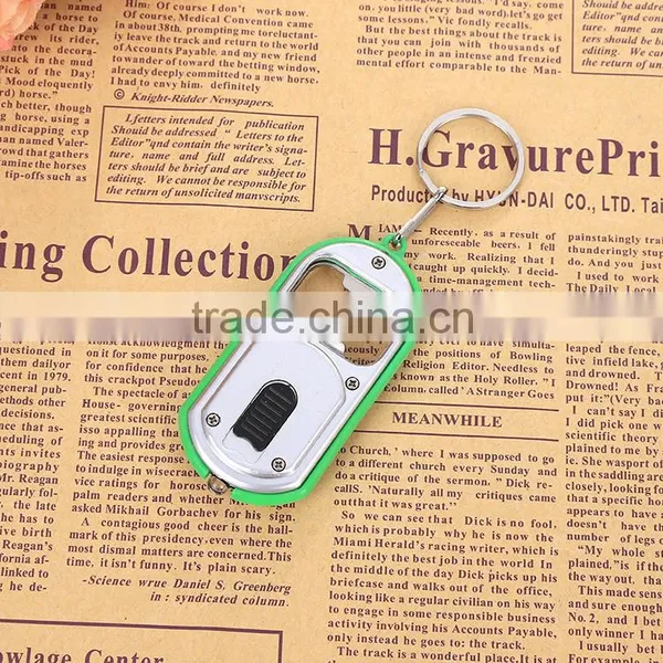 Cheap Metal Keychain Bottle Opener With Led Light Supplier's Choice photo-2