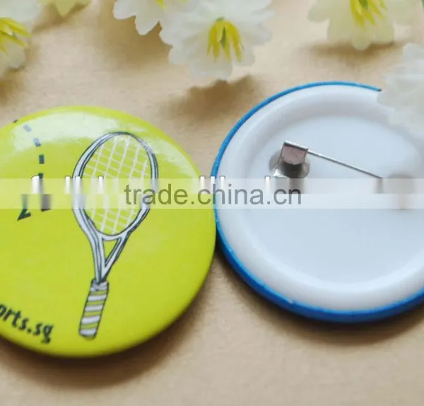 plastic abs button metal lapel pins with pin backing