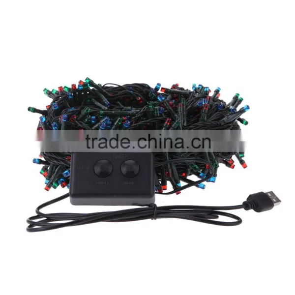 Colorful RGB 400 LED Christmas String Light For Fairy Mas Tree Wedding Holiday Party Garden Outdoor Decoration USB DC 5V photo-5