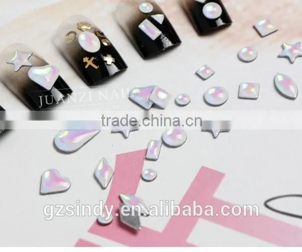 Best Price ! Bling Bling White Opal Hotfix Stones Wholesale ZX:SZ578 photo-5