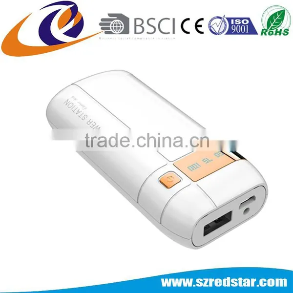 Shenzhen Factory Pass BSCI Audit 5200mah Battery Mobile Power Bank Charger photo-2