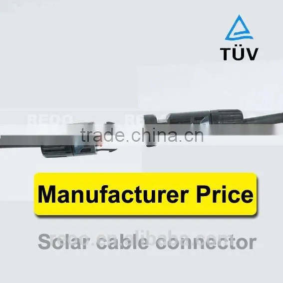 REOO 2016 MC4 TUV Certified Solar Cable Connector With Crimping Tools and Spanner Quality Choice photo-2
