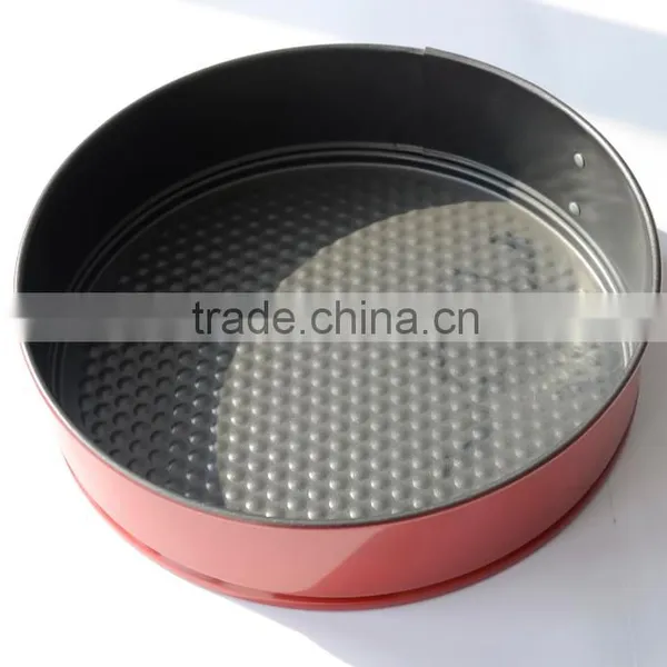 Carbon Steel Non-stick Round Springform Cake Pan 2pcs Set With Color Printing photo-4
