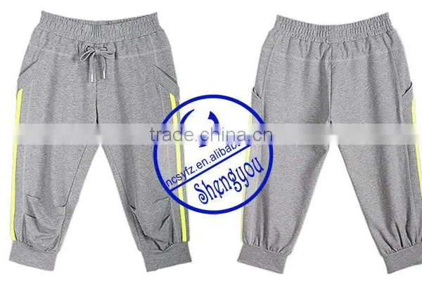 2015 New Design Custom Women Grey Jogger Pants Wholesale photo-6
