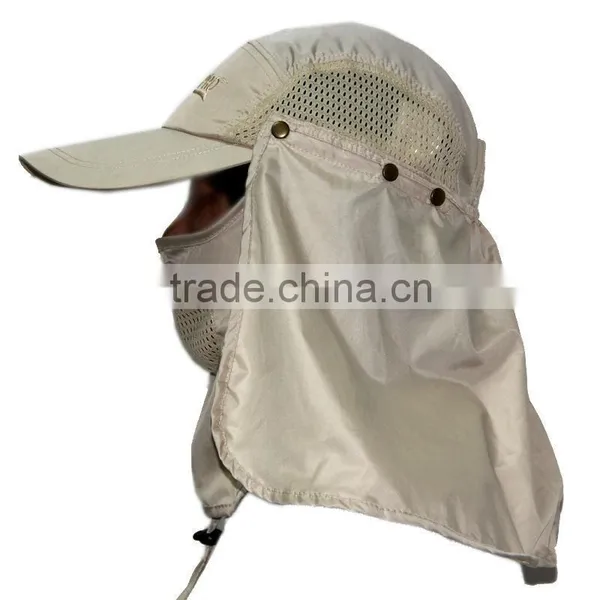 Breathable Multifunctional Sun Shield Flap Hat Cap Mask for Farming photo-6