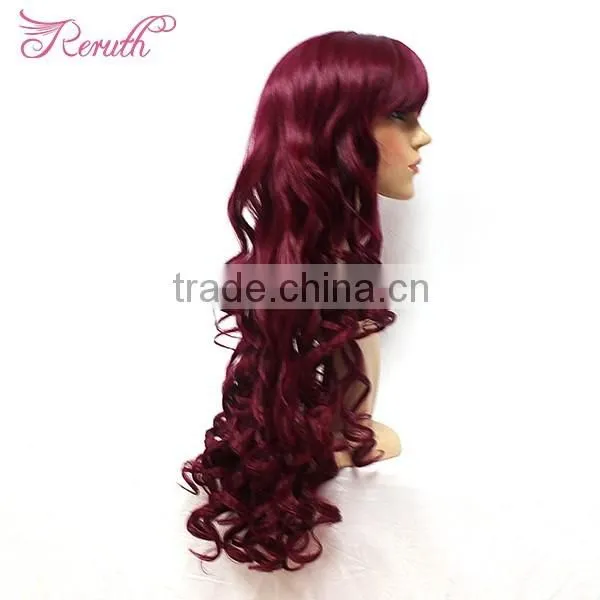 Loose Cheap Wavy 7A Grade Long Wig Wholesale Full Lace Wig New Design photo-3