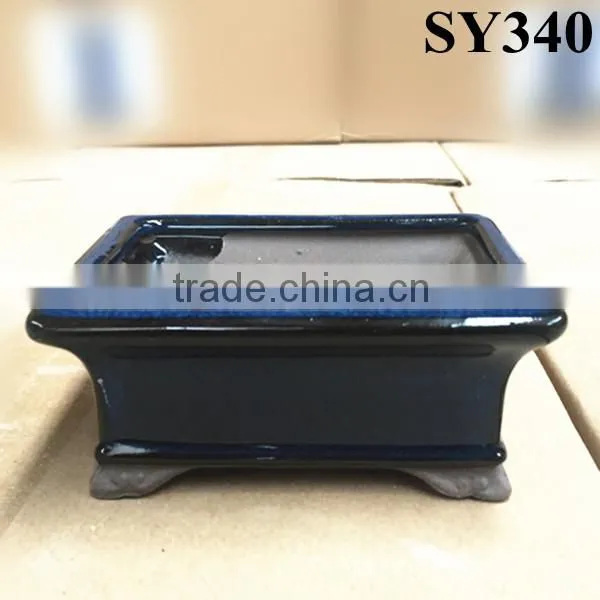 Rectangular Glazed Ceramic Bonsai Planter Pot Wholesale