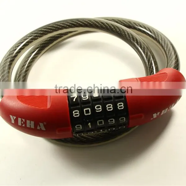 2016 High Quality Anti-theft Code Combination Cable Lock photo-2