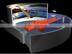 6d Cinema With Curved Screen