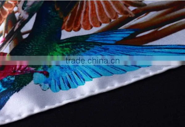 Coloeful Design for 100% Silk Square Scarf,16 Mm, Crepe photo-5
