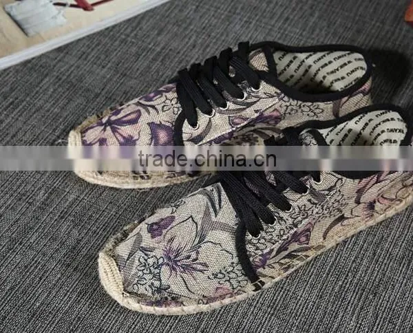 Mens Espadrille Shoes , Tide up Canvas Espadrilles,espadrilles Stock,espadrilles Shoes Men photo-4