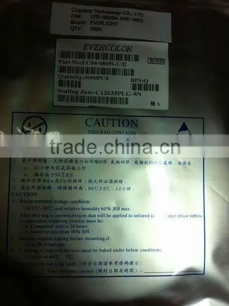 NEW&ORIGINAL LED GREEN (SMD 0805 EVERLIGHT)