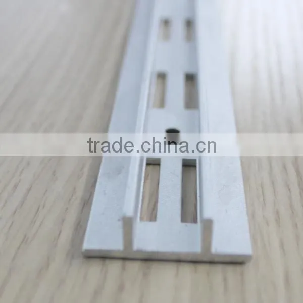 Double Lines Long Square Hole Aluminum Slotted Channel photo-2