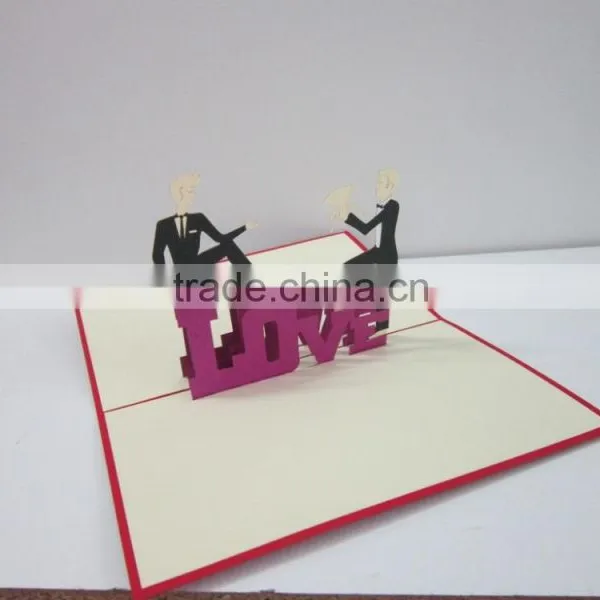 Wedding Couple Pop up Card photo-3
