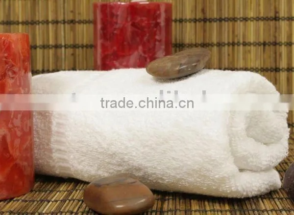 Best Quality White Plain Cotton Towel for Hotel