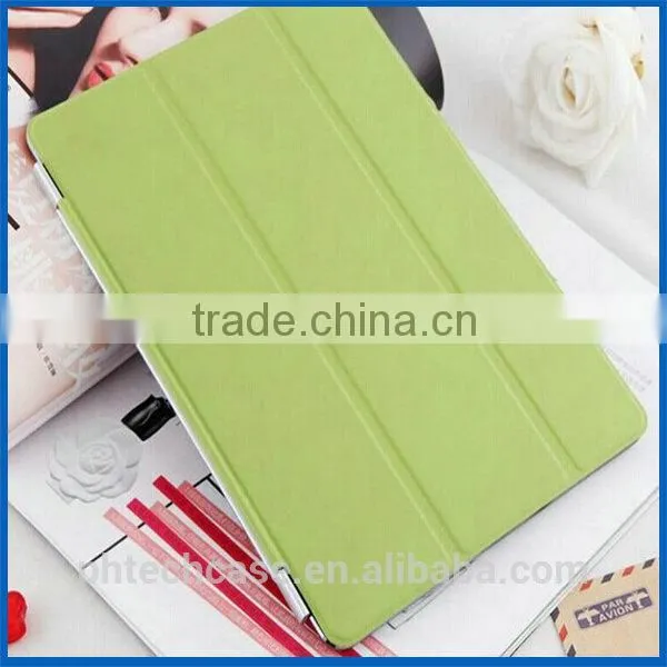 New Listing 3 Fold Built-in Magnet Stand Card Slot Ultra Thin Smart Leather Cover Case For Ipad 6 Air 2 photo-3