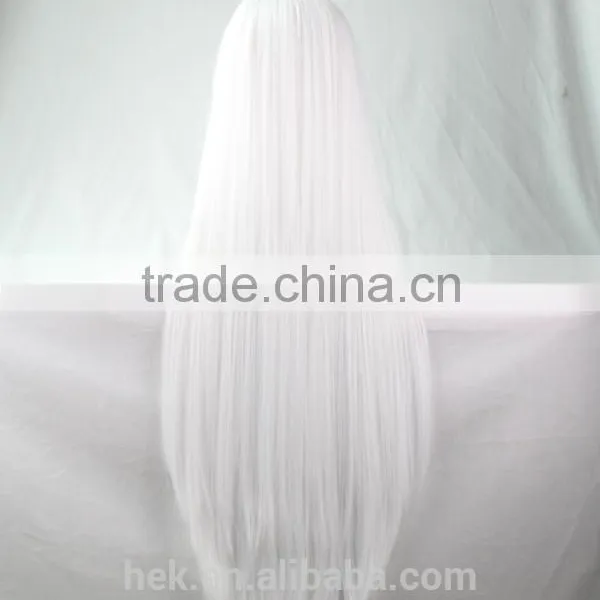 Cheap Fashionable Cosplay Wig Long Straight Human Wigs 80cm photo-2