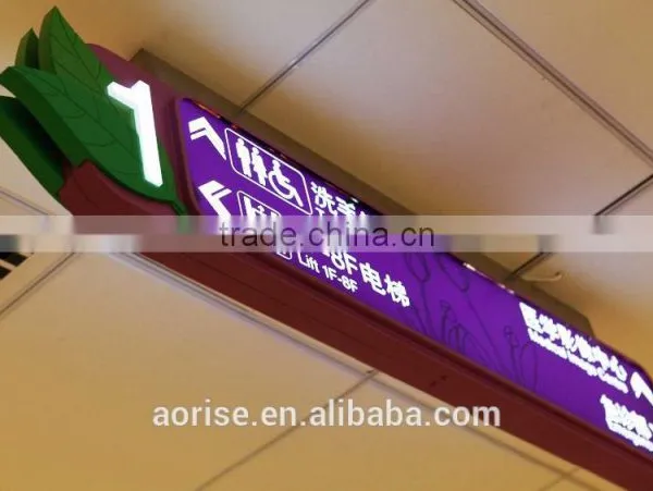 Double-sided Entrance, Exit Aluminum LED Lightbox photo-2