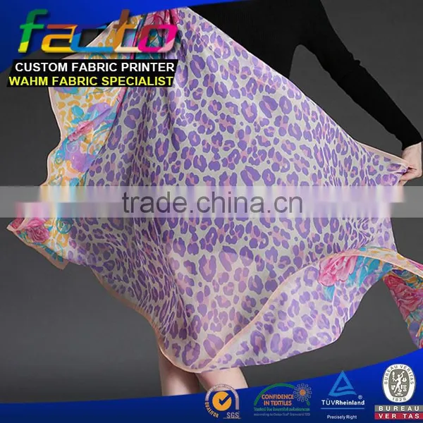 Voile Chiffon, Scarf Fabric, Silk Like Fabric