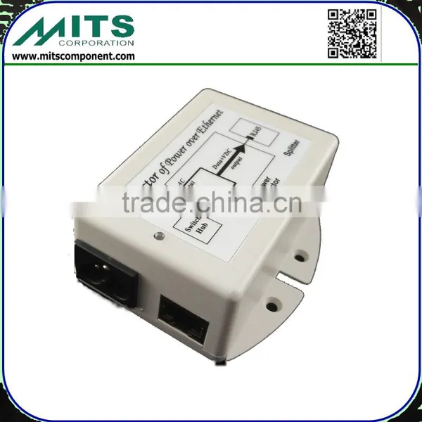 17W/48V 1 Port Gigabit PoE Injector for IP Phone, IP Cam, AP, Security & Networking Devices photo-3
