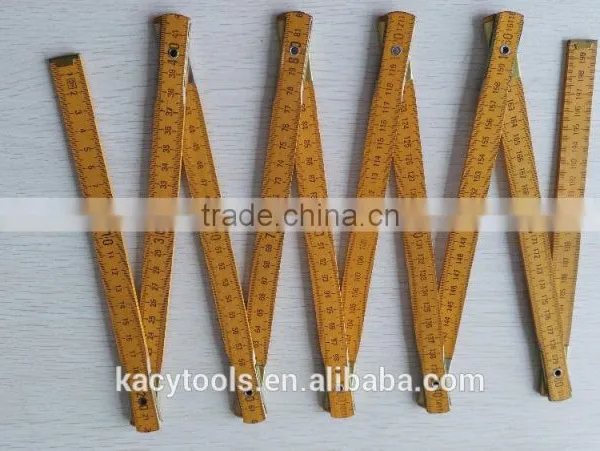 200cm Wooden Folding Ruler With Logo Printing photo-2