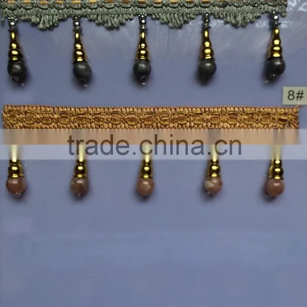 [YZLACE] Tassels Lace Curtains Wholesale 10096 photo-3