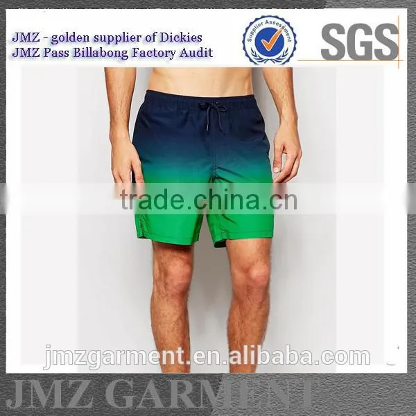 JMZ Wholesale Custom OEM Beach Shorts for Men Polyester Creat Your Own Design New Products 2015 Low Moq photo-2