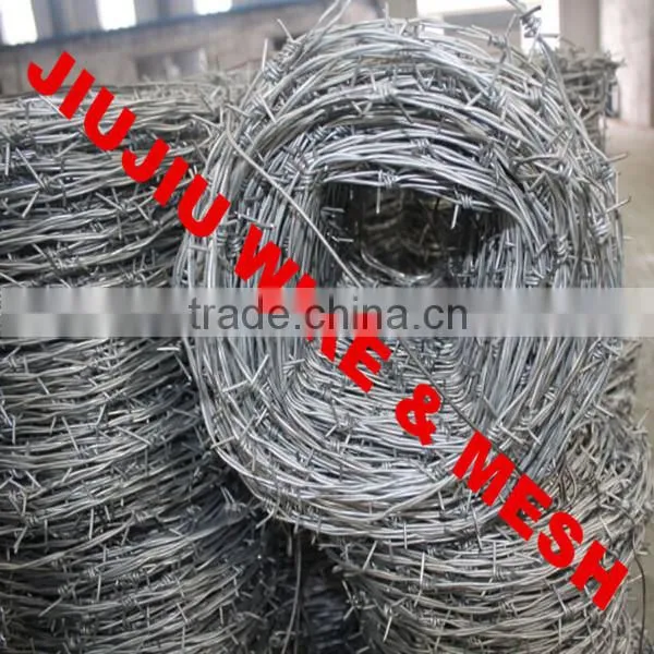 Anping Electro Galvanized Barbed Wire Nice Price Hot Sale