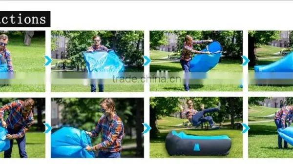 New Design!!! Original!!! no Copy!!! Inflatable Sleeping Bag Laybag for Camping, Home,garden, Beach photo-3