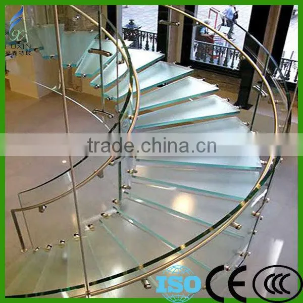 Floating Glass Stairs/Staircase Price photo-6