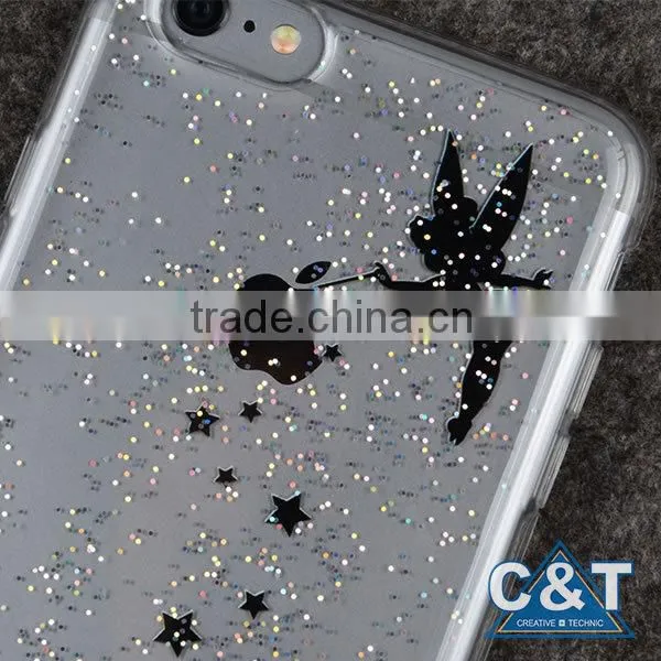 C&T Newest Pattern Stick to Window/mirror Function/glass Invisible Epoxy Clear Phone Case for Iphone 6 Plus photo-6