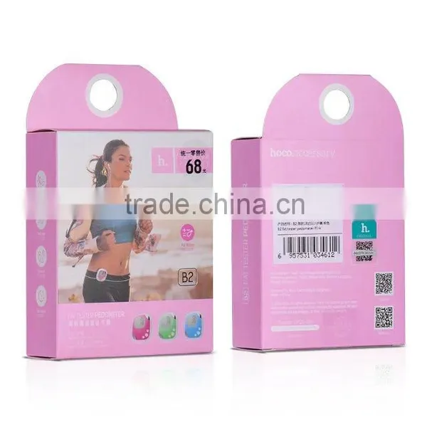 HOCO LCD Display Multi-functional Electronic Pedometer Support Body Fat Tester / Distance Count / Calorie Count With Clip photo-6