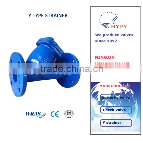 Cast Iron Water Y-Strainer With Flange Ends DN100