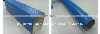 Mitsubishi PLC Downspout Roll Forming Machine , 10-15m/min Roll Forming Equipment
