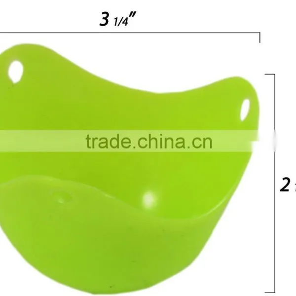 FDA Food Grade Silicone Egg Cookware Cup Cooker Easy Use Silicone Egg Poacher photo-5