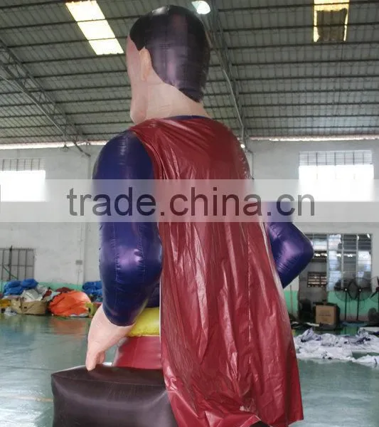 2015 Hot Sale Cheap Outdoor Inflatable Superman Advertising Cartoon Tube photo-6