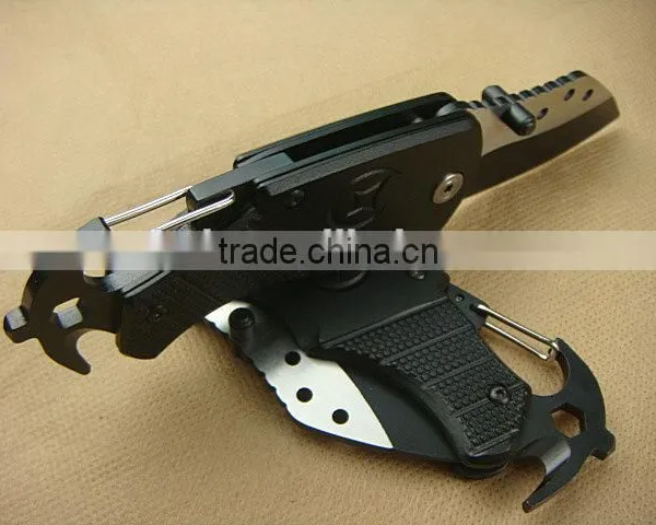 OEM Small Camping Multi Outdoor Knife With Keychain photo-3