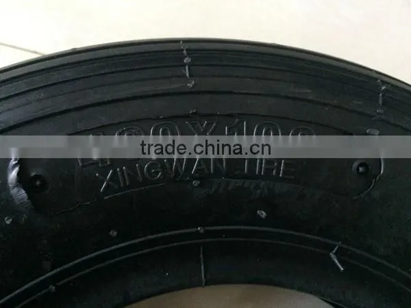 Hot Pnumatic Tyre Wheelbarrow Tyre 400x100 photo-2