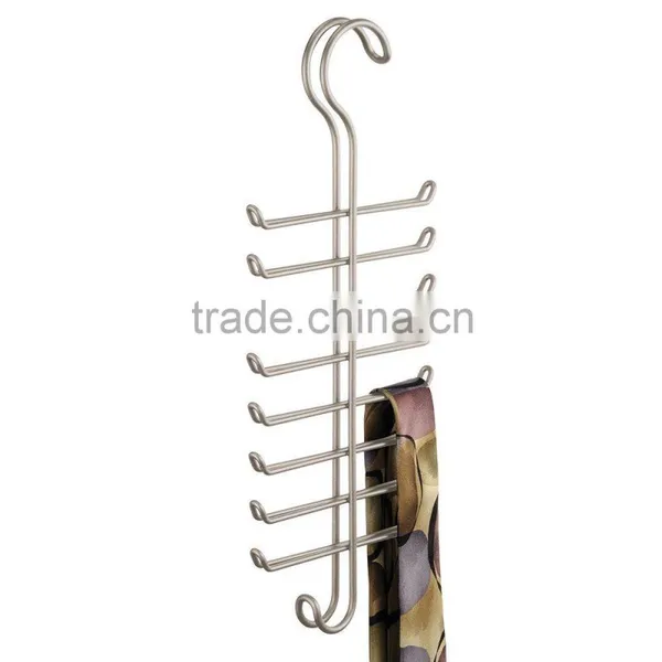 Satin Steel Vertical Tie and Belt Rack/Holder/Hanger photo-2