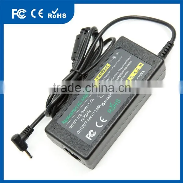 Laptop Charger 19V 3.42A Replacement Charger for Laptop Battery