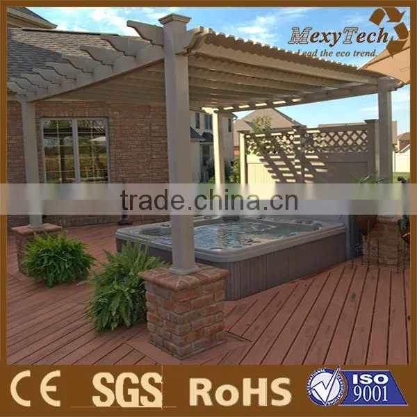New Design Outdoor Wpc Popular Pergola