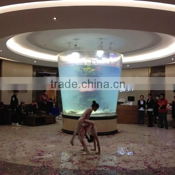 Large Clear Plastic Round New Material Aquariums