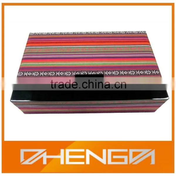 Hot!!! Customized Design Fabric Silk China Manufacturer Tea Box For VIP Gift(ZDW13-022) photo-5