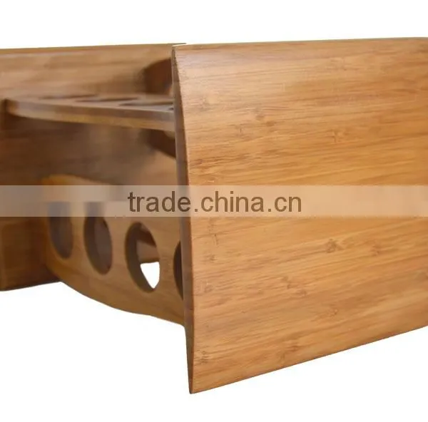 DT016 Paniting Bamboo/Wooden Rotating Kitchen Spice Rack/ Holder for Pepper photo-4