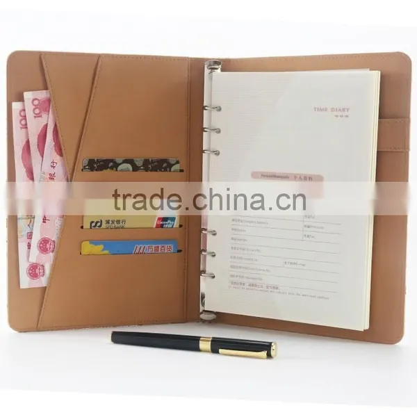 A6 Cute Magnetic USB Lock PU Cover Notebook With Pen photo-3