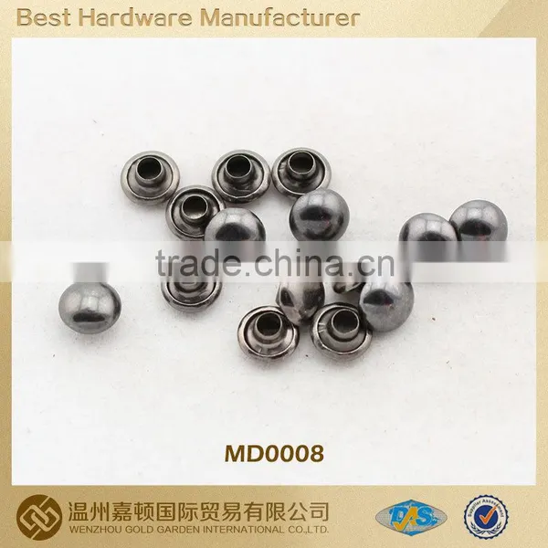 Brass Rivet for Apparel Bag Shoe, Various Fashion Designs Customized